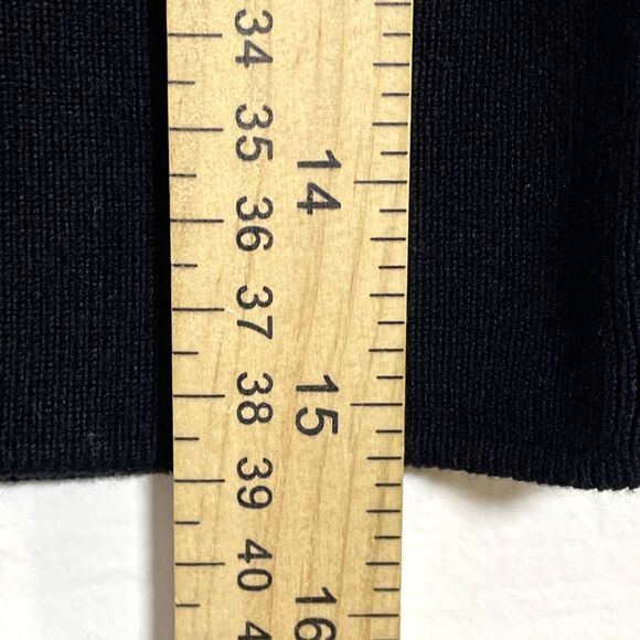 Zara Women's Black Sleeveless Ribbed Knit Crop Top Size Large Casual Minimalist - Picture 6 of 7